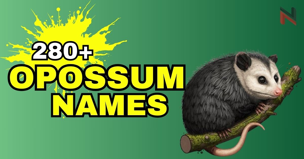 280+ Cute Opossum Names + AI Generator