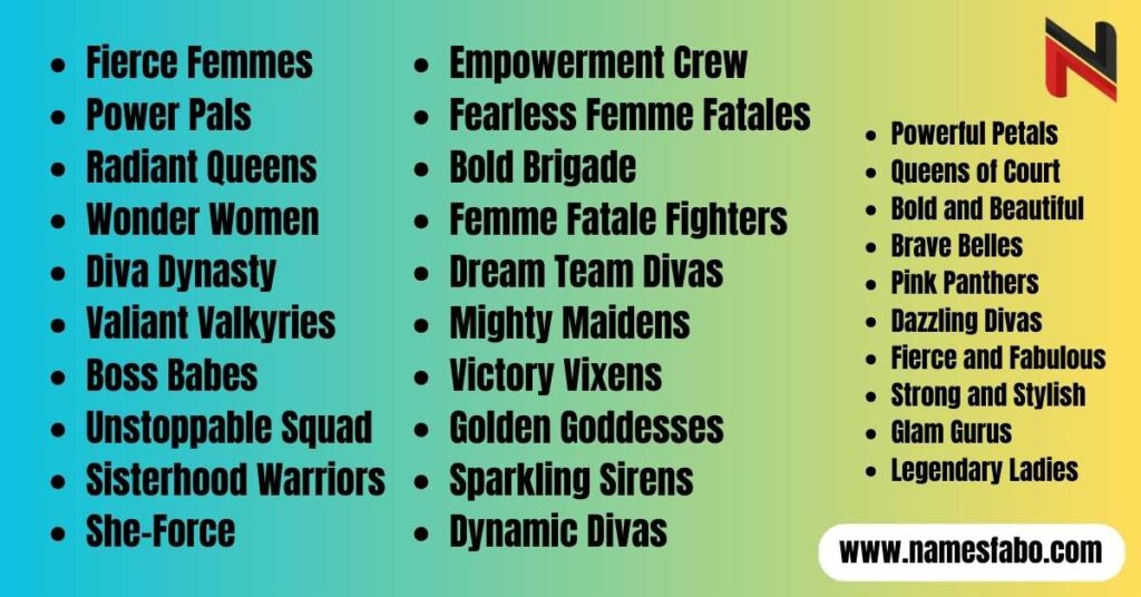 Best Women's Team Names