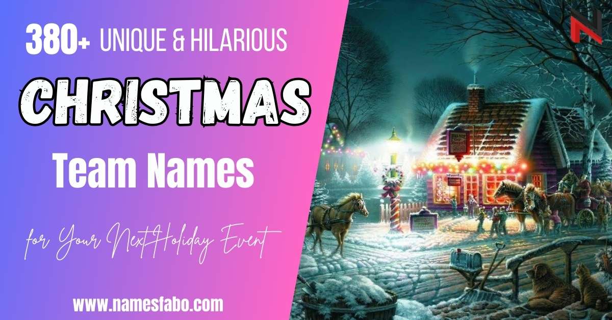 Christmas Team Names