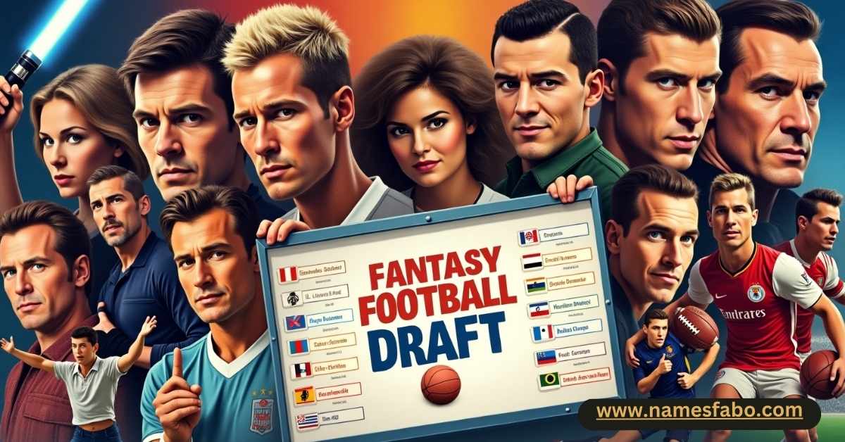 Creative fantasy football team names inspired by movies and NFL stars