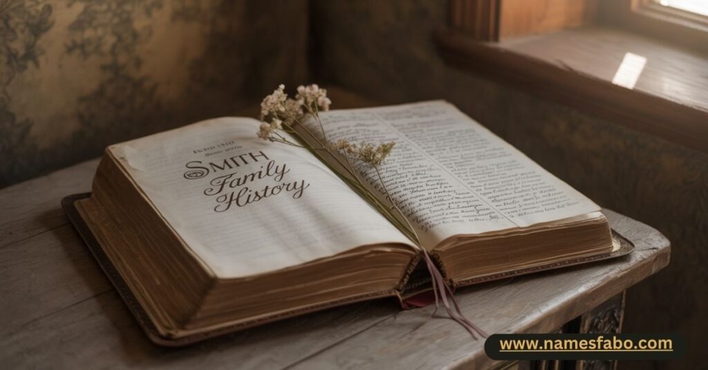 Open vintage Bible displaying classic biblical girl names with rich heritage