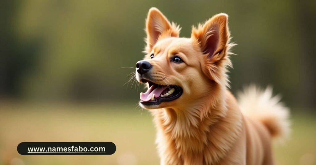 Dog responding to its name showcasing naming psychology