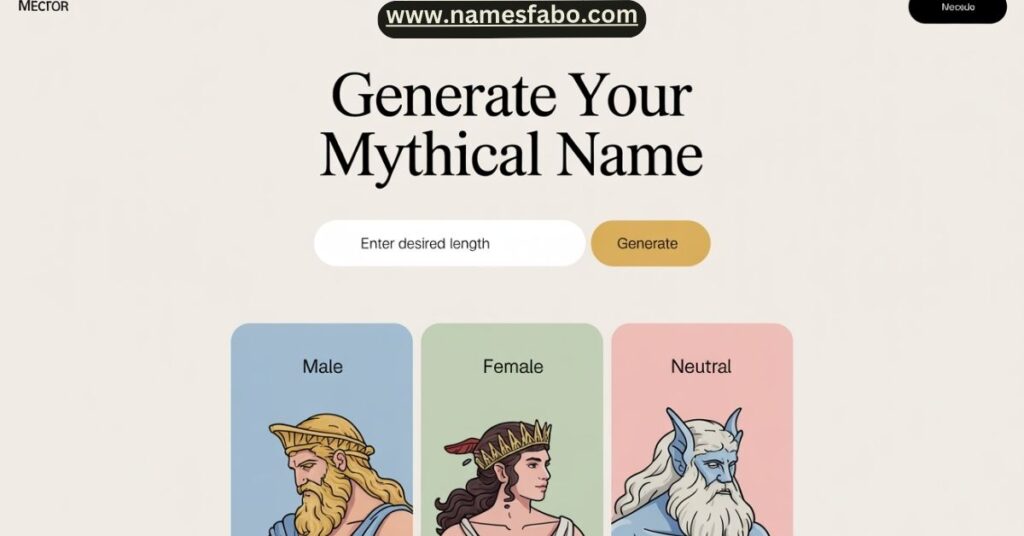 Greek baby name generator tool displaying unique Greek girl names with cultural elements