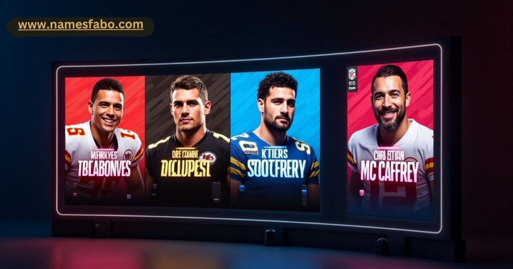Fantasy football team names inspired by NFL players