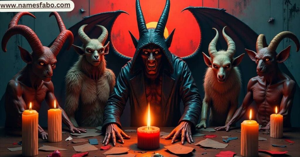 Popular demon names in modern pop culture from movies, games, and TV series like The Exorcist and Supernatural