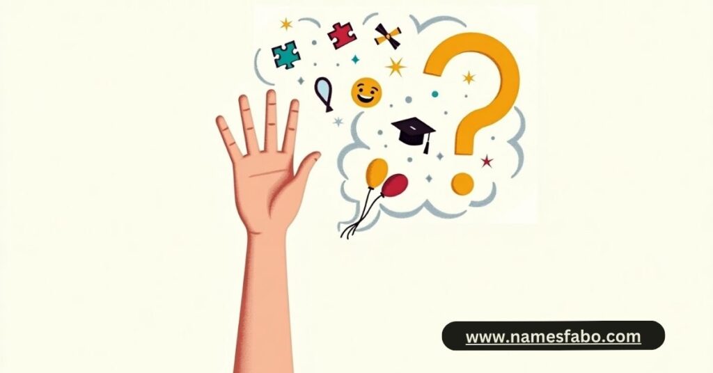 Illustration showing reasons to name your fingers for education and fun