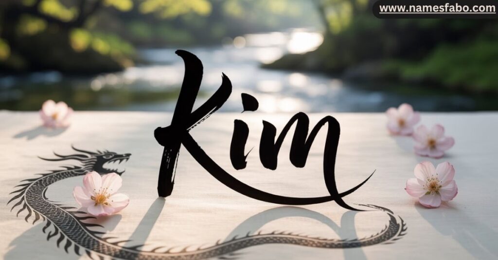 Calligraphy of beautiful Korean last names with meanings like sun, river, flower, and virtue