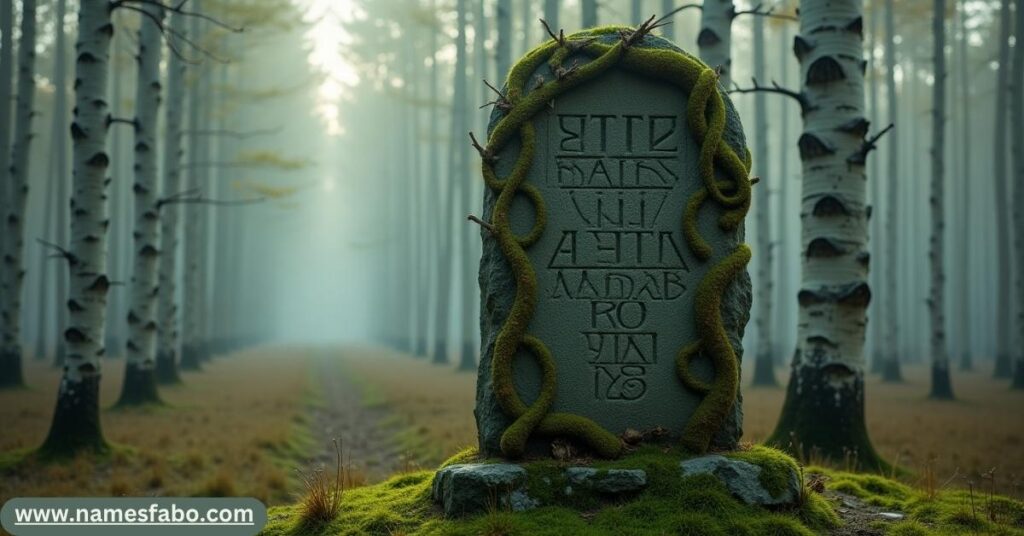 Ancient Viking grave marker with female rune inscriptions – rare female Viking names from archaeological discoveries