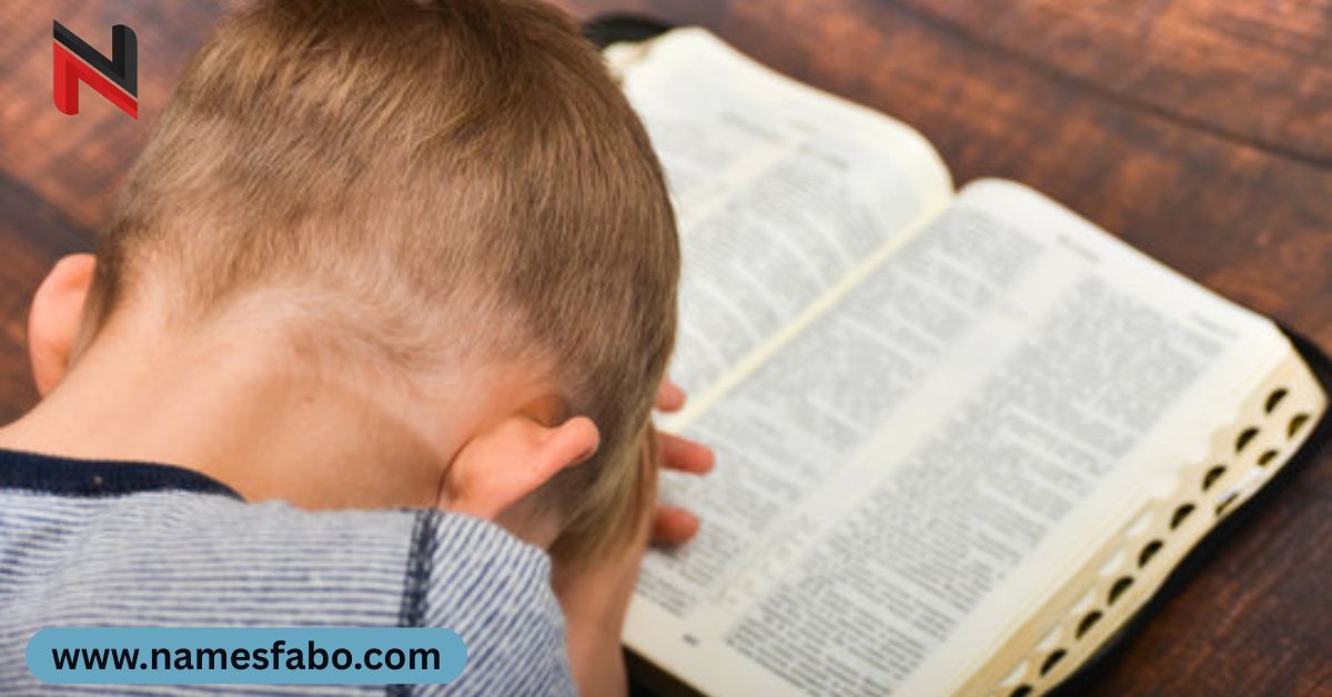 Biblical Boy Names
